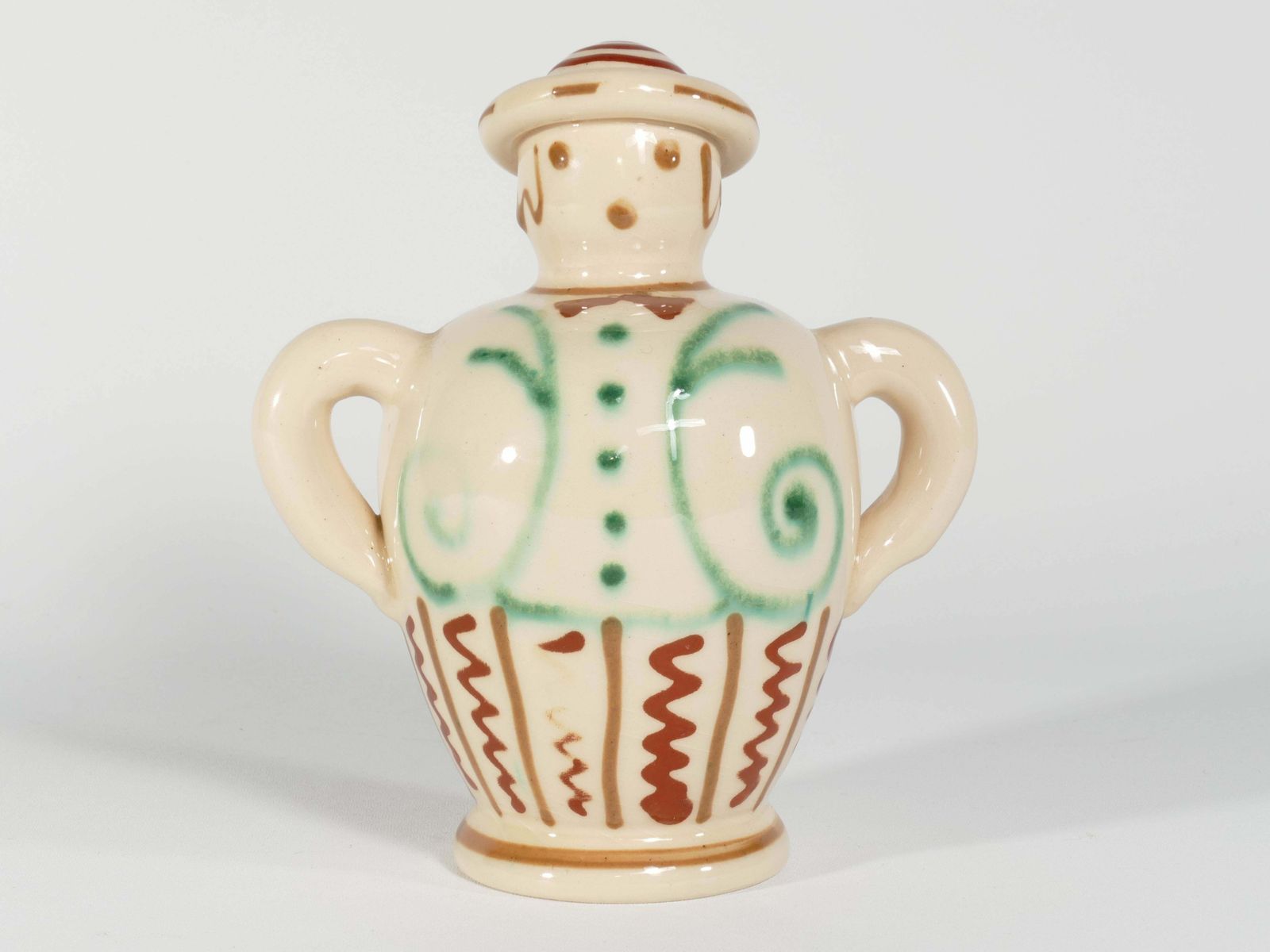 photo vinterior Ceramic Piggy Bank By Eva Jancke Björk, Bo Fajans, 1940s