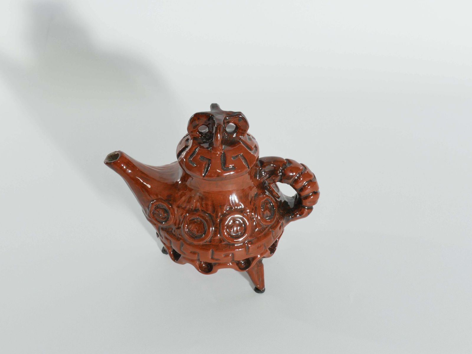 photo buy Vintage Playful Teapot With Crab Like Features By Allan Hellman Sweden 1982