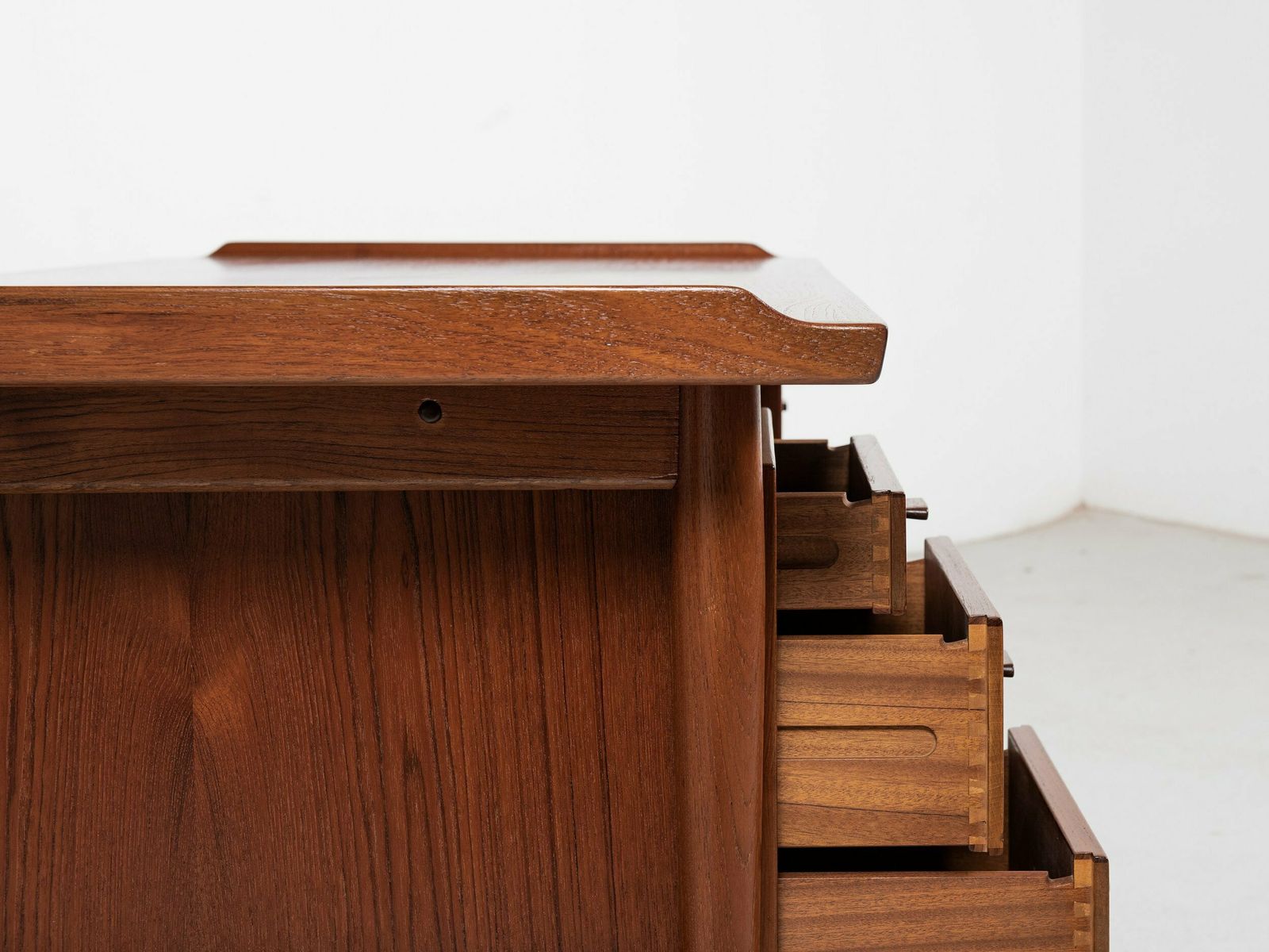 Midcentury Danish Desk In Teak By Arne Vodder For Sibast 1960s   180cm photo 5358.0