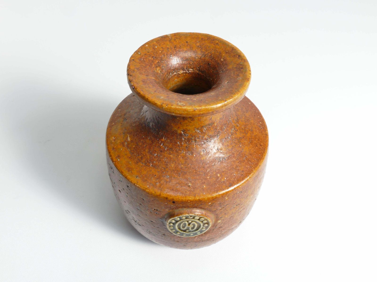 photo vinterior Desert Brown Sahara Vase By Sven Wejsfelt For Gustavsberg, Sweden 1970s