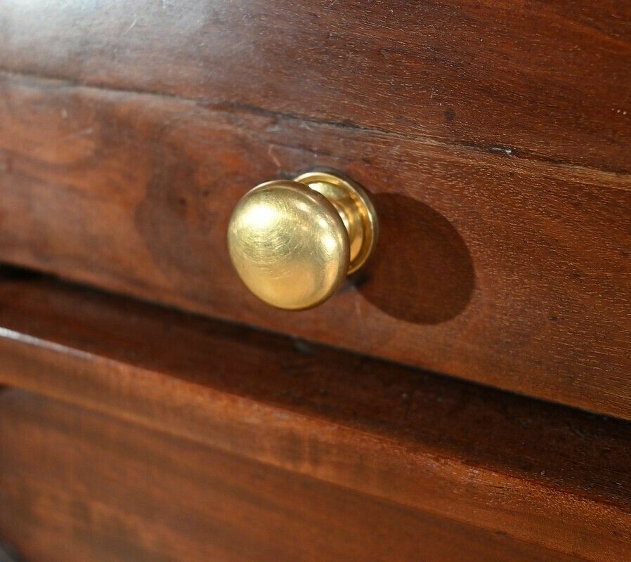 photo for sale Mahogany Cylinder Library Desk, Victorian Period, England – 1850