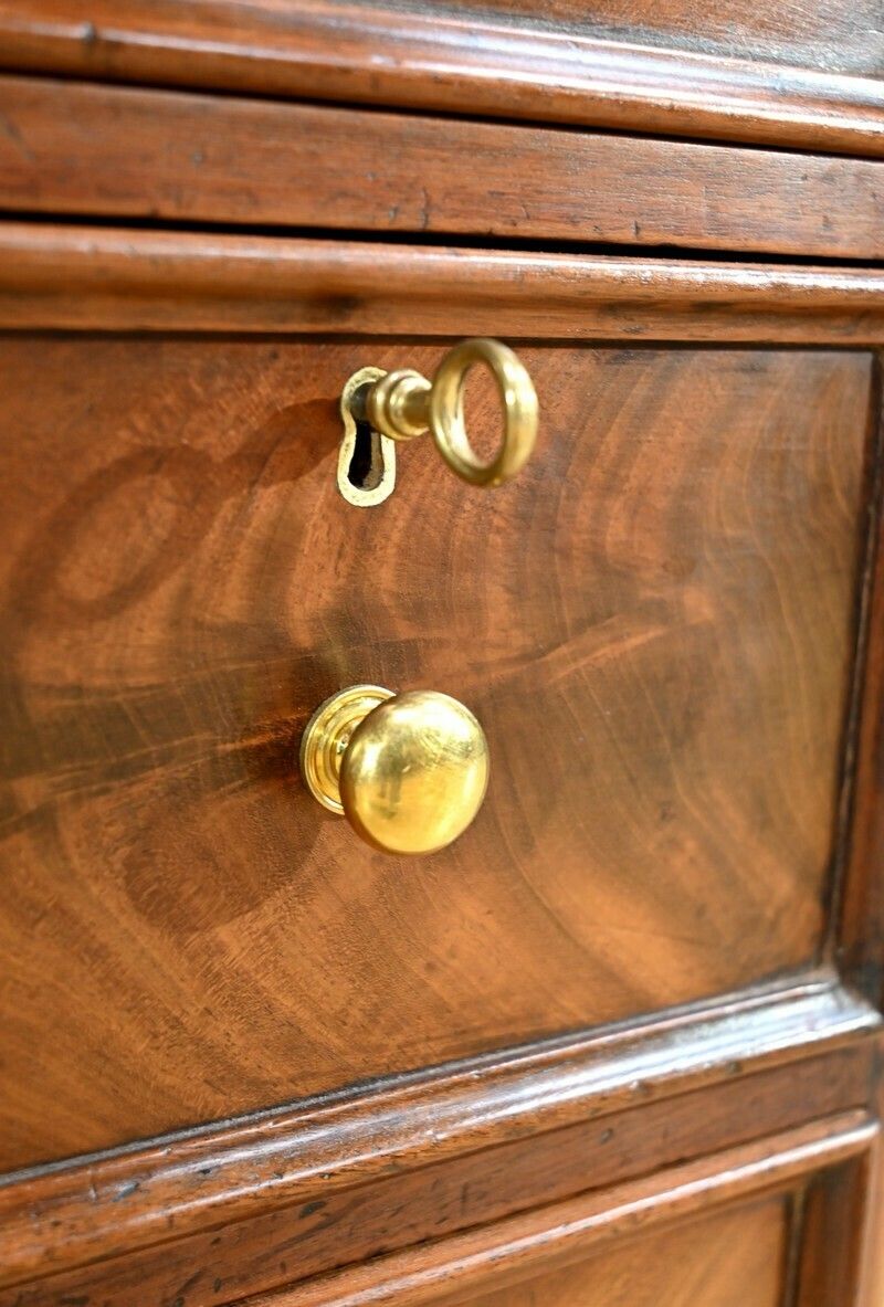 photo buy Mahogany Cylinder Library Desk, Victorian Period, England – 1850