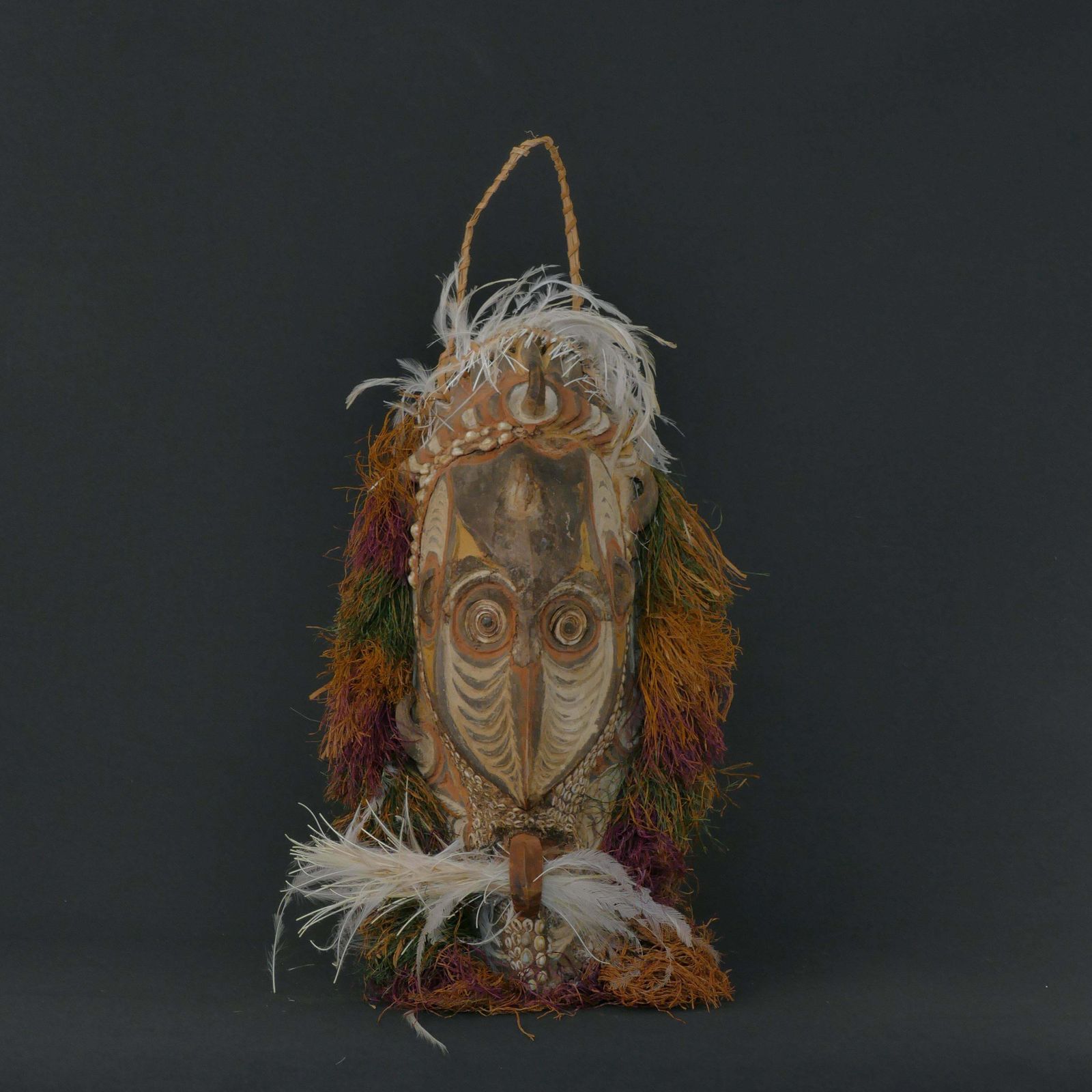 Sepik River Wood Mask From Papua New Guinea, 20th Century photo 1128.0