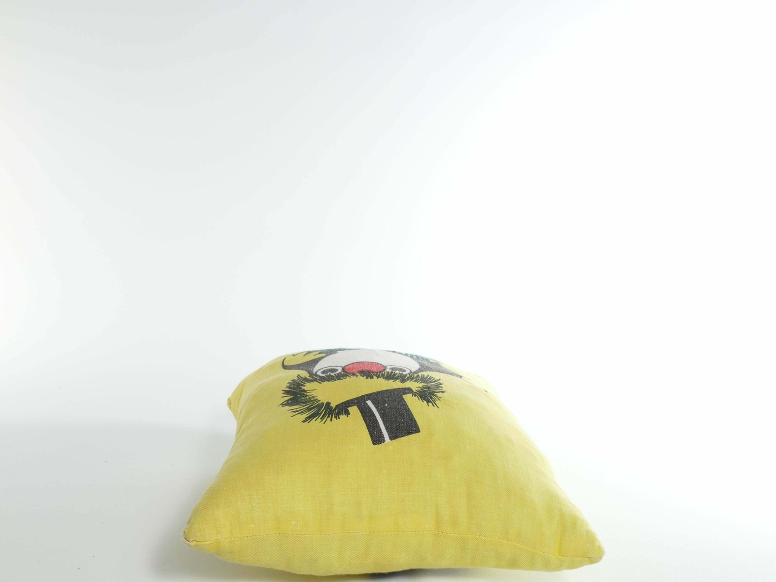 1970’s Atelier Fauni Yellow Pillow Depicting Mr Edward The Business Troll photo buy