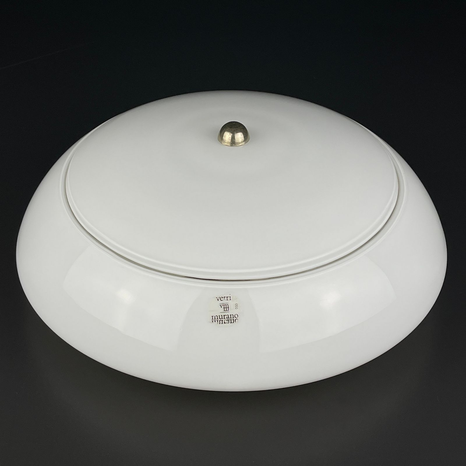 Mid Century Murano Glass Ceiling Lamp Vetri Murano 033 By Vetreria De Majo Italy 1970s
