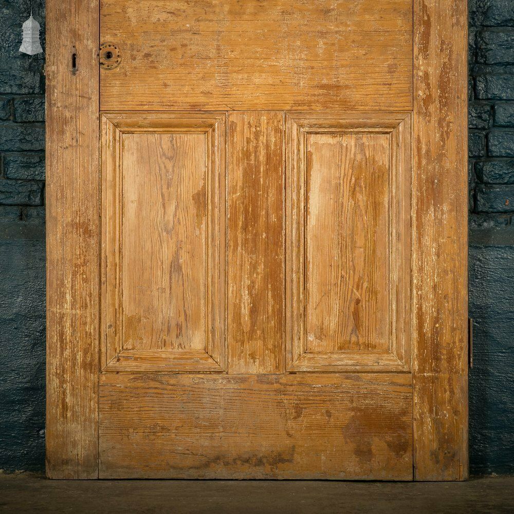 Home Fixtures Pitch Pine Panelled Door, Moulded 6 Panel photo
