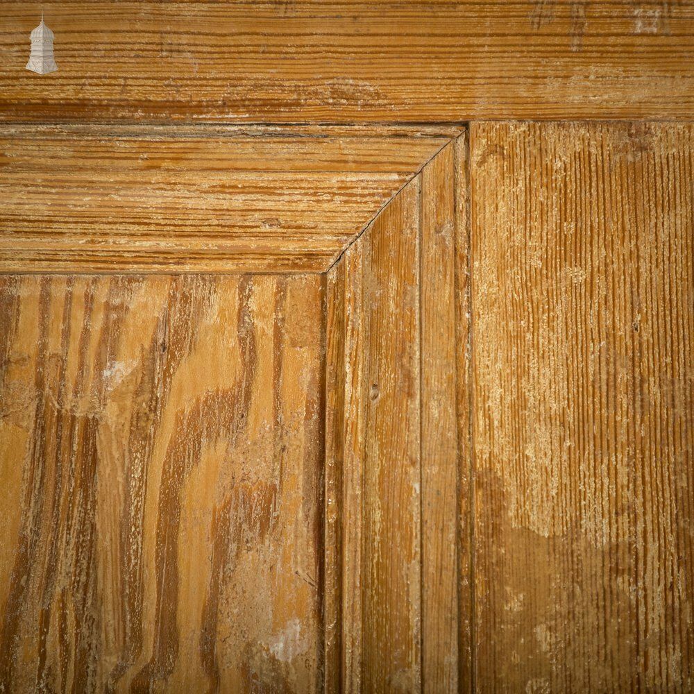 540.0 Pitch Pine Panelled Door, Moulded 6 Panel photo