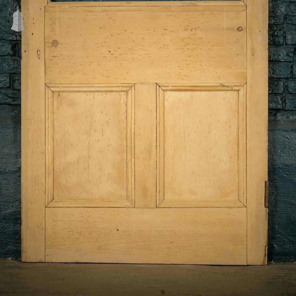 photo vinterior Half Glazed Door, Pine Moulded 3 Panel