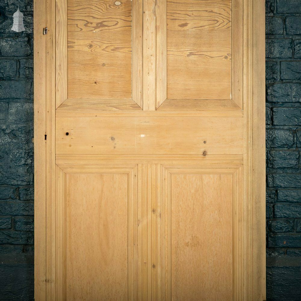 Half Glazed Door, Moulded Pine 5 Panel photo for sale
