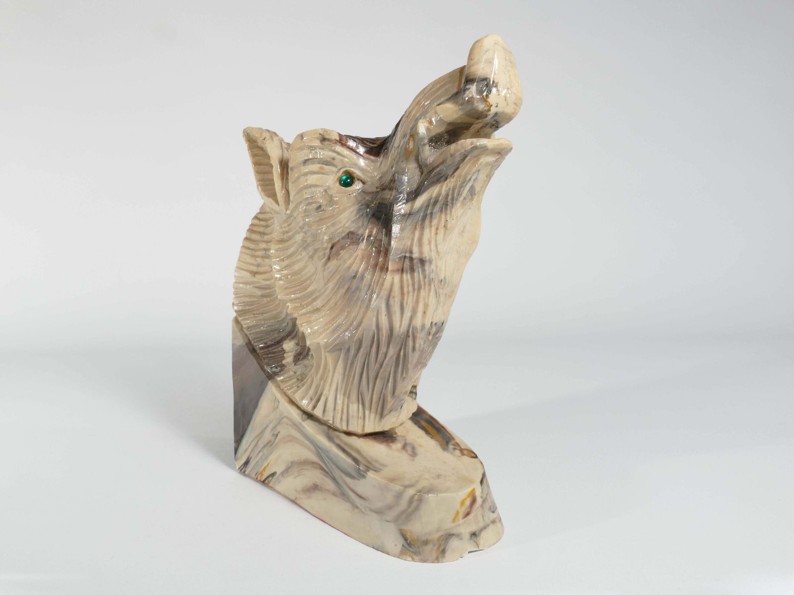 Heavy Bookend In The Shape Of A Wild Boar. photo for sale