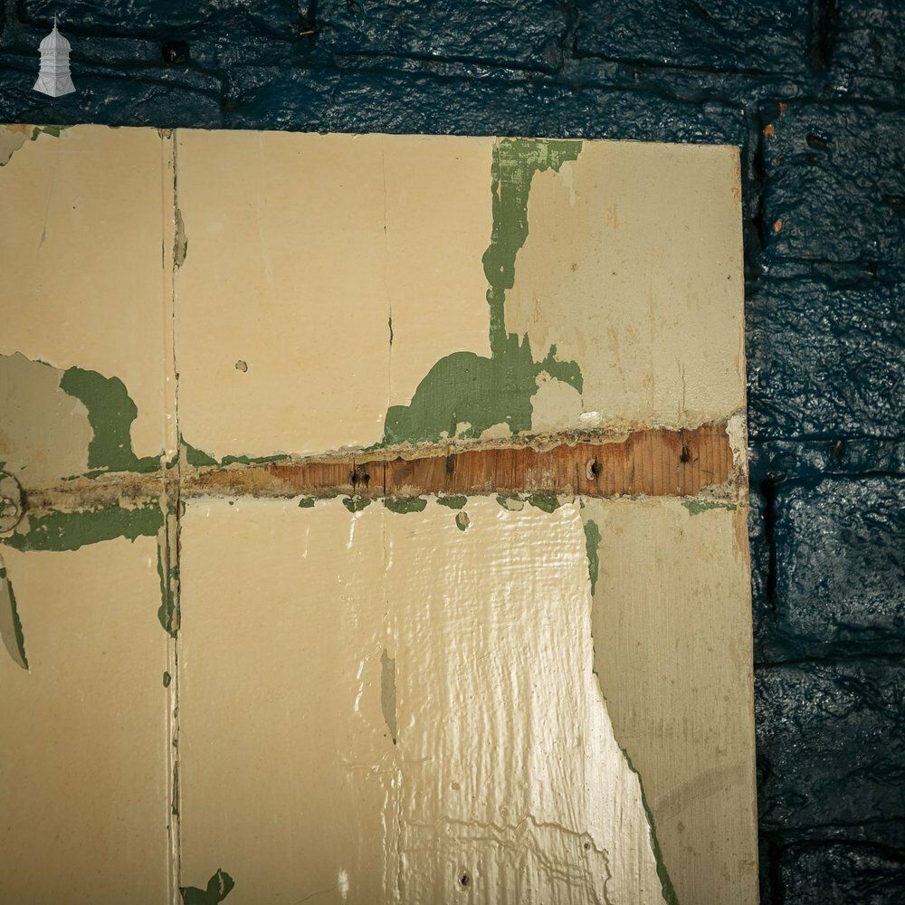 Ledged Plank Door, Distressed Painted Finish photo vinterior