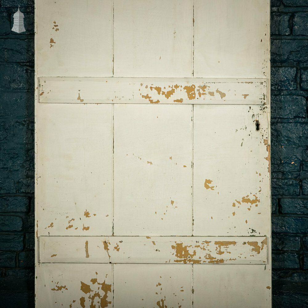 photo for sale Ledged Plank Door, Distressed Painted Finish