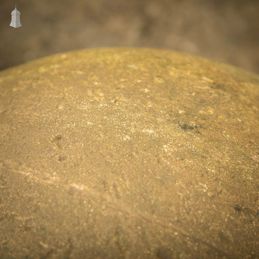 photo for sale Decorative Stone Balls, Pair Of Large Georgian Stone Garden Spheres