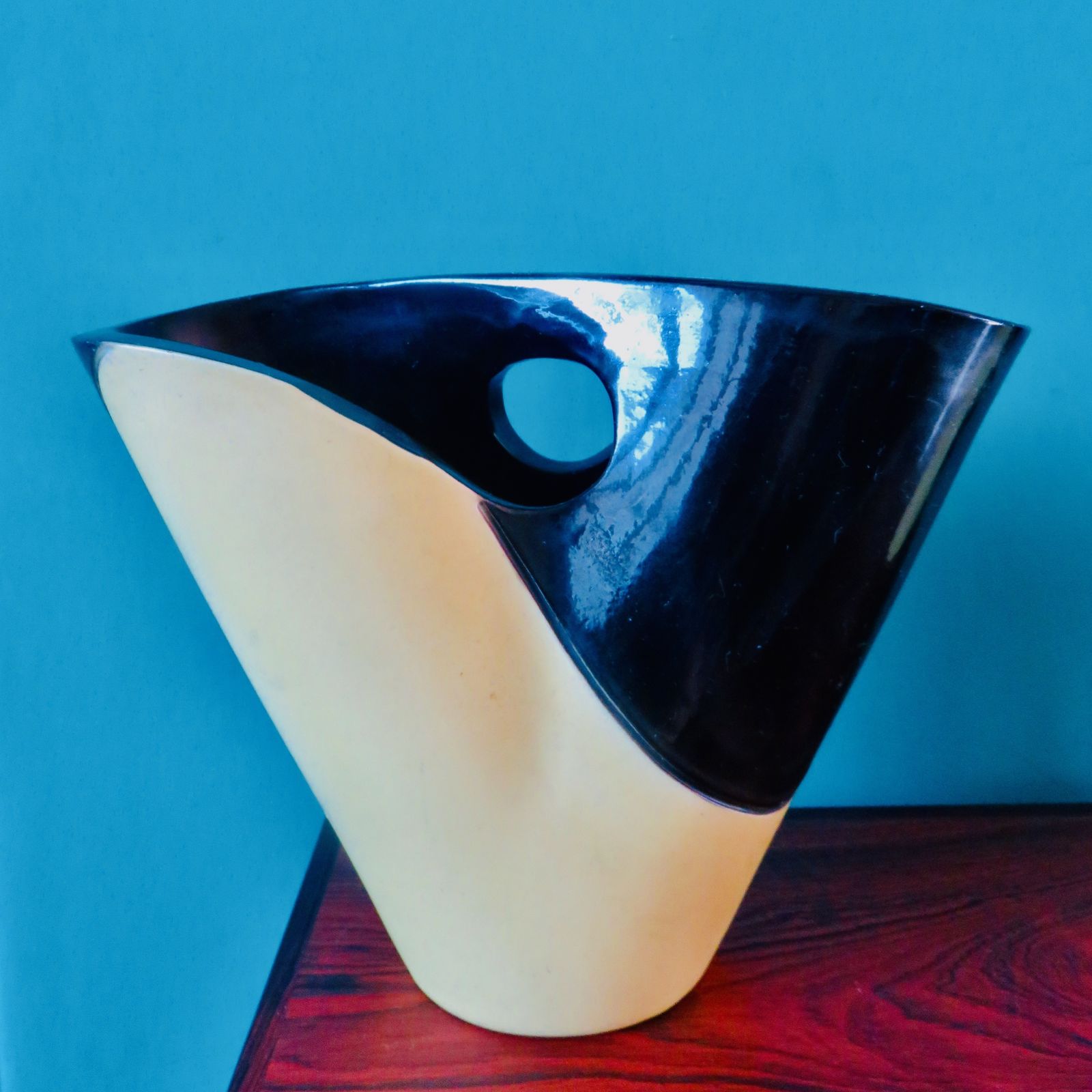 Pair Of Elchinger Vases. France 1955 photo for sale