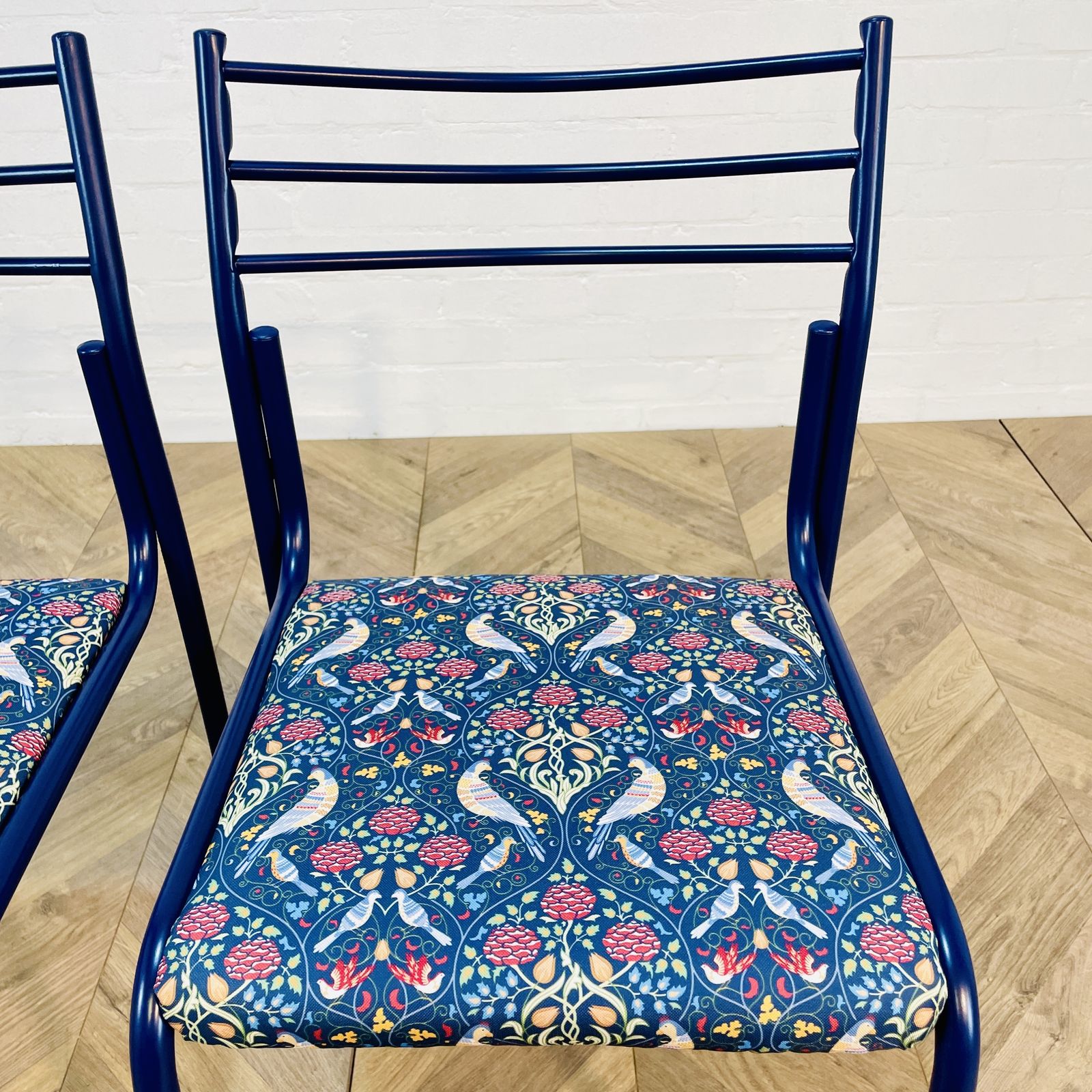 Vintage Metal Framed Chairs, Set Of 2, Featured On Bbc Show; Money For Nothing photo 350.0