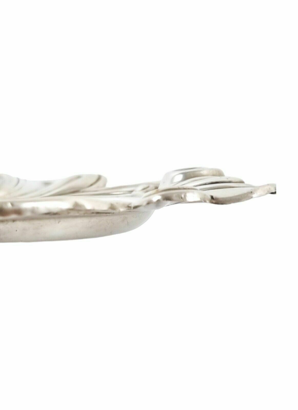 Home Decor Victorian Fluted Round Pin Tray / Sweetmeat Dish / Ashtray Embossed With Scrolls photo