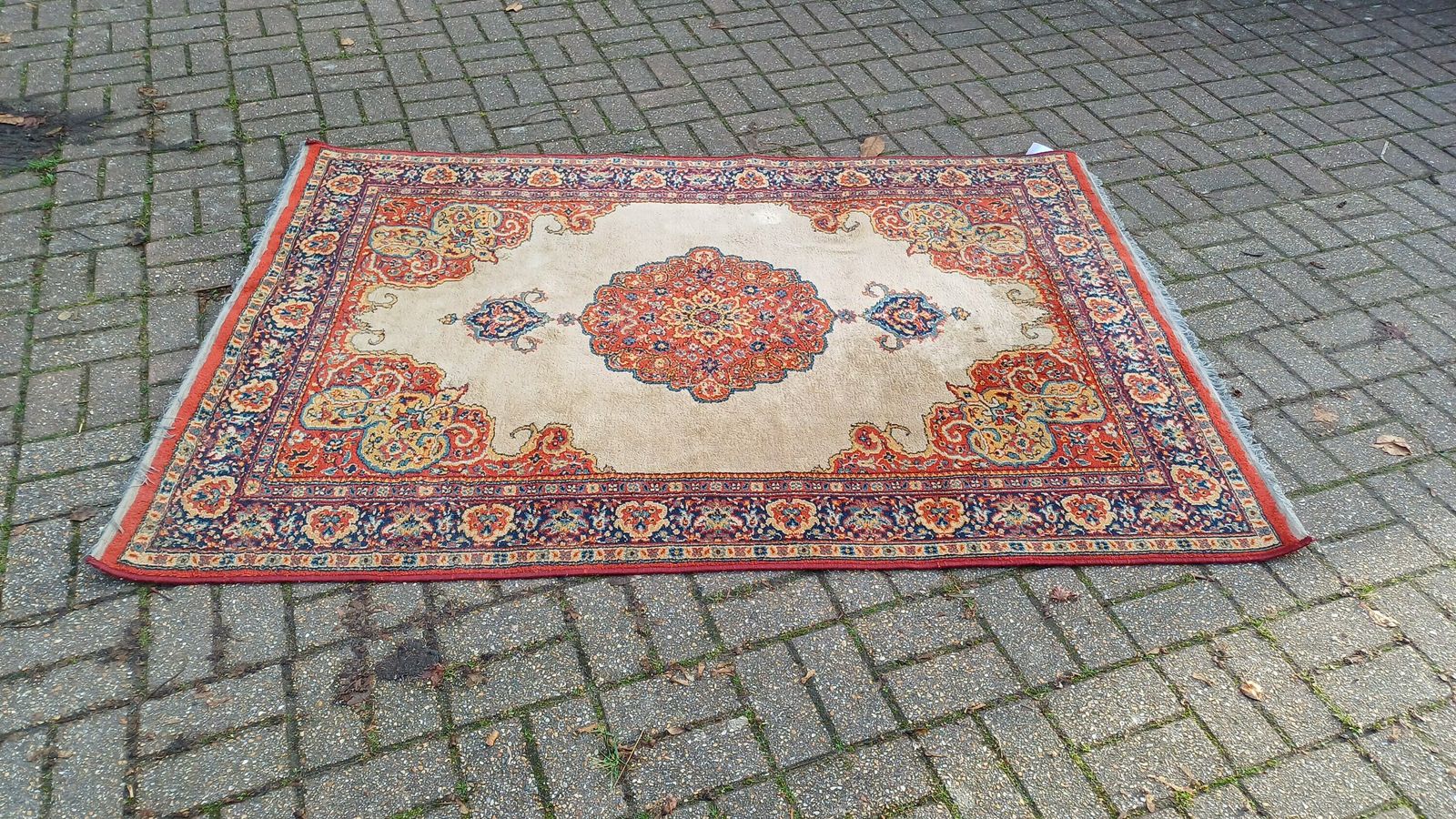 Large Super Vintage Turkish Decorative Asian Style Rug. 200 X 135 Cm photo furniture