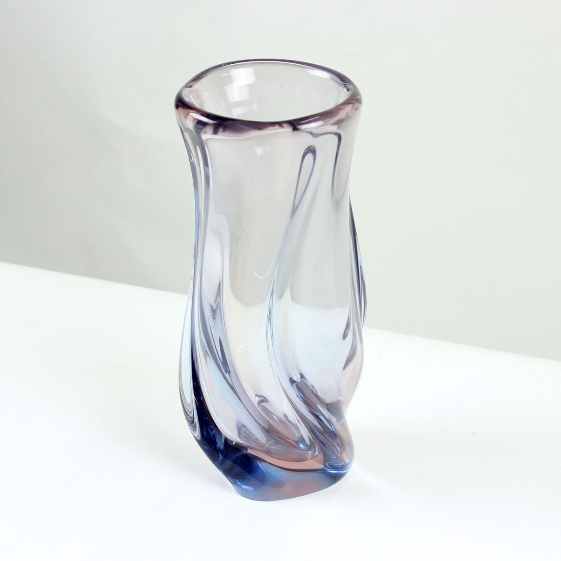 Big Murano Glass Vase By Hospodka, Czechoslovakia 1960s photo Home Decor