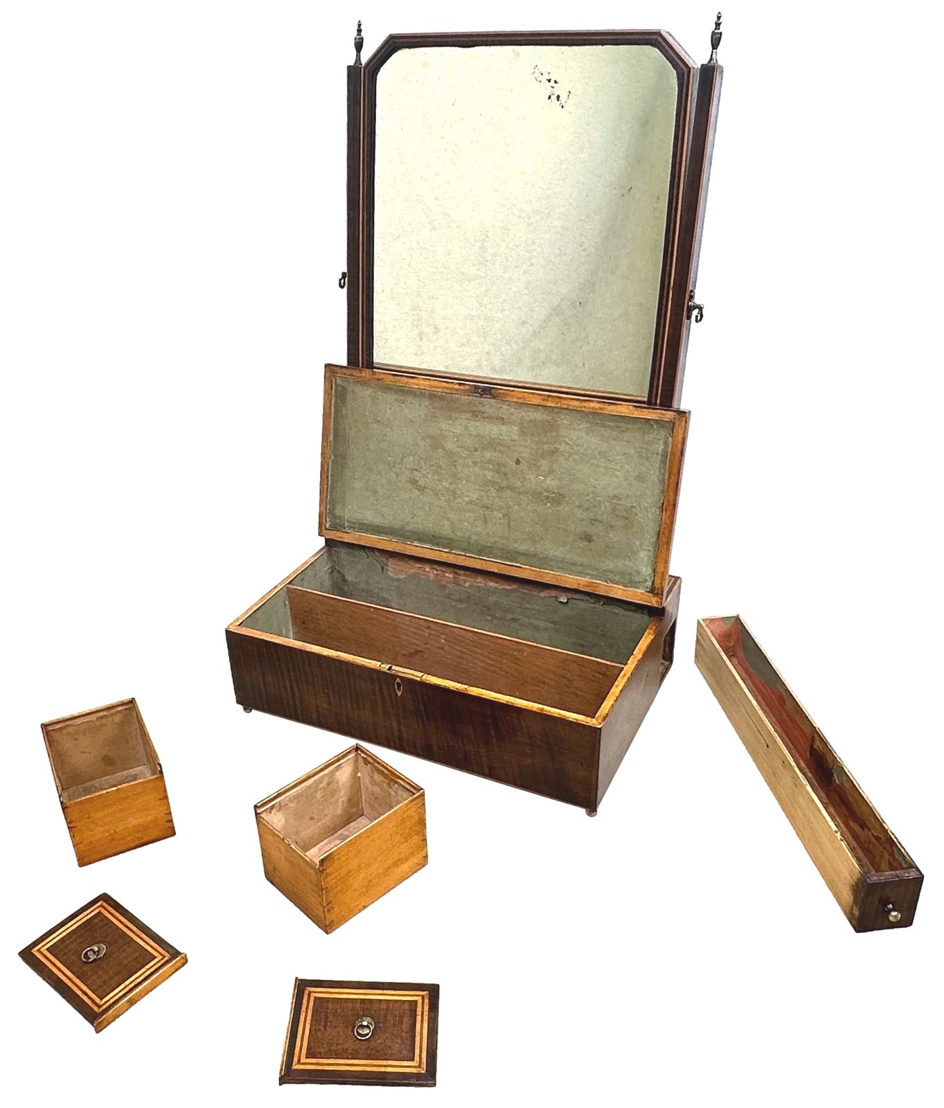 Rare 18th Century Harewood Table Mirror (England, Circa 1785) photo Home Decor