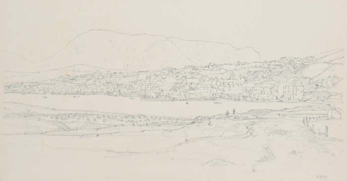 Stromness, Orkney Drawing By Claude Muncaster