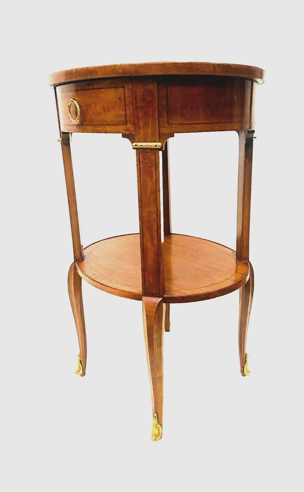 Oval Pedestal Table In Veneer Wood And Black Wood Net 20th Century photo Furniture