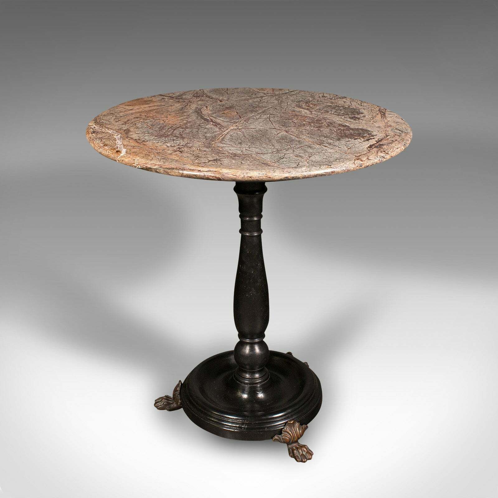 Antique Country House Lamp Table, English, Marble, Georgian Revival, Victorian photo for sale