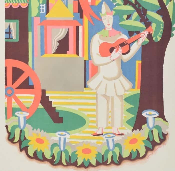 London Underground Summertime Original Vintage Poster By Edward Mcknight Kauffer 1925 photo Art