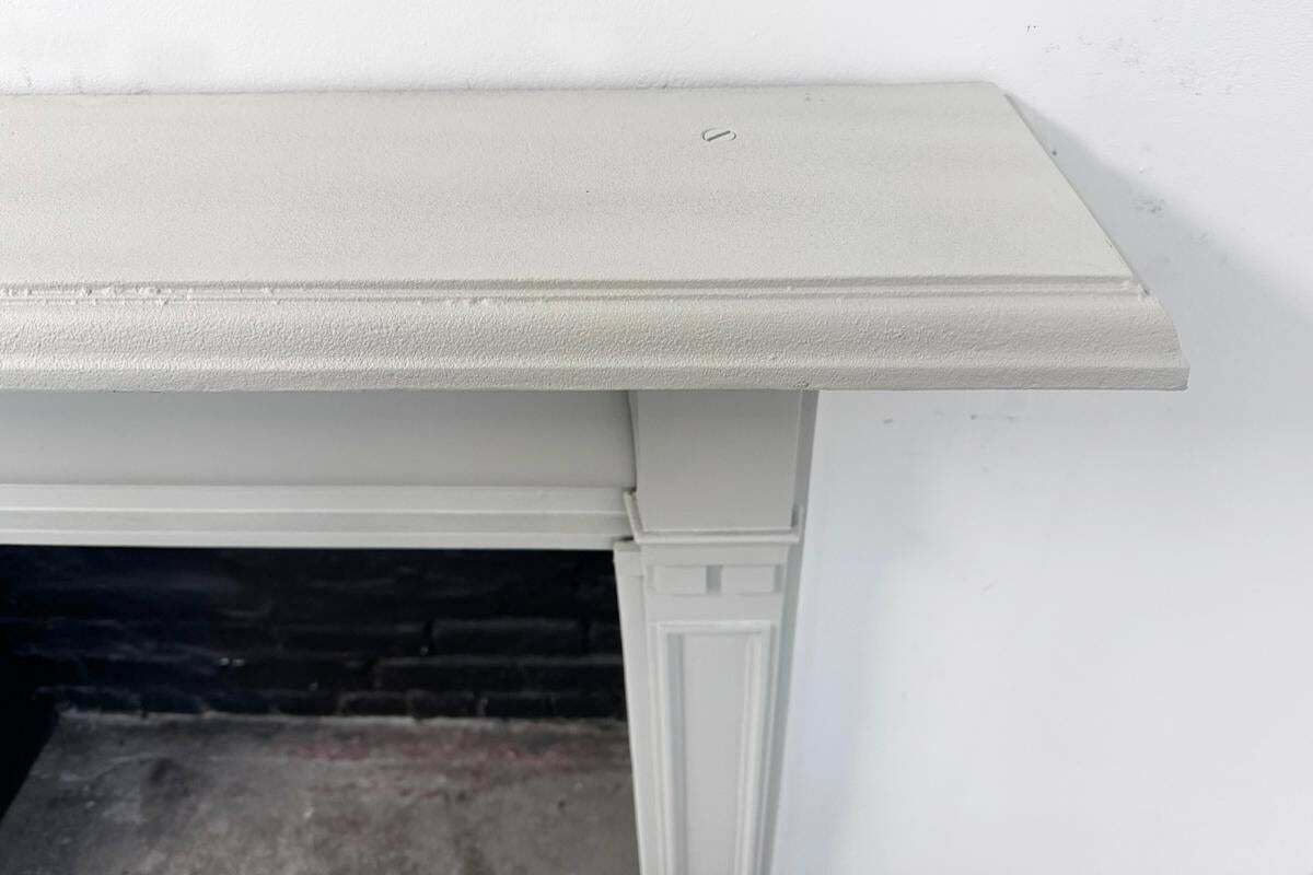 Antique Victorian Cast Iron Fireplace Surround photo vintage