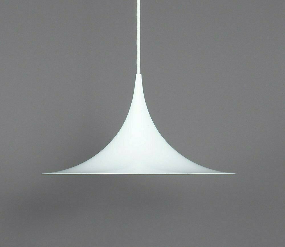 Semi Xs Hanging Lamp In White By Claus Bonderup And Torsten Thorup For Fog & Mørup, 1970s