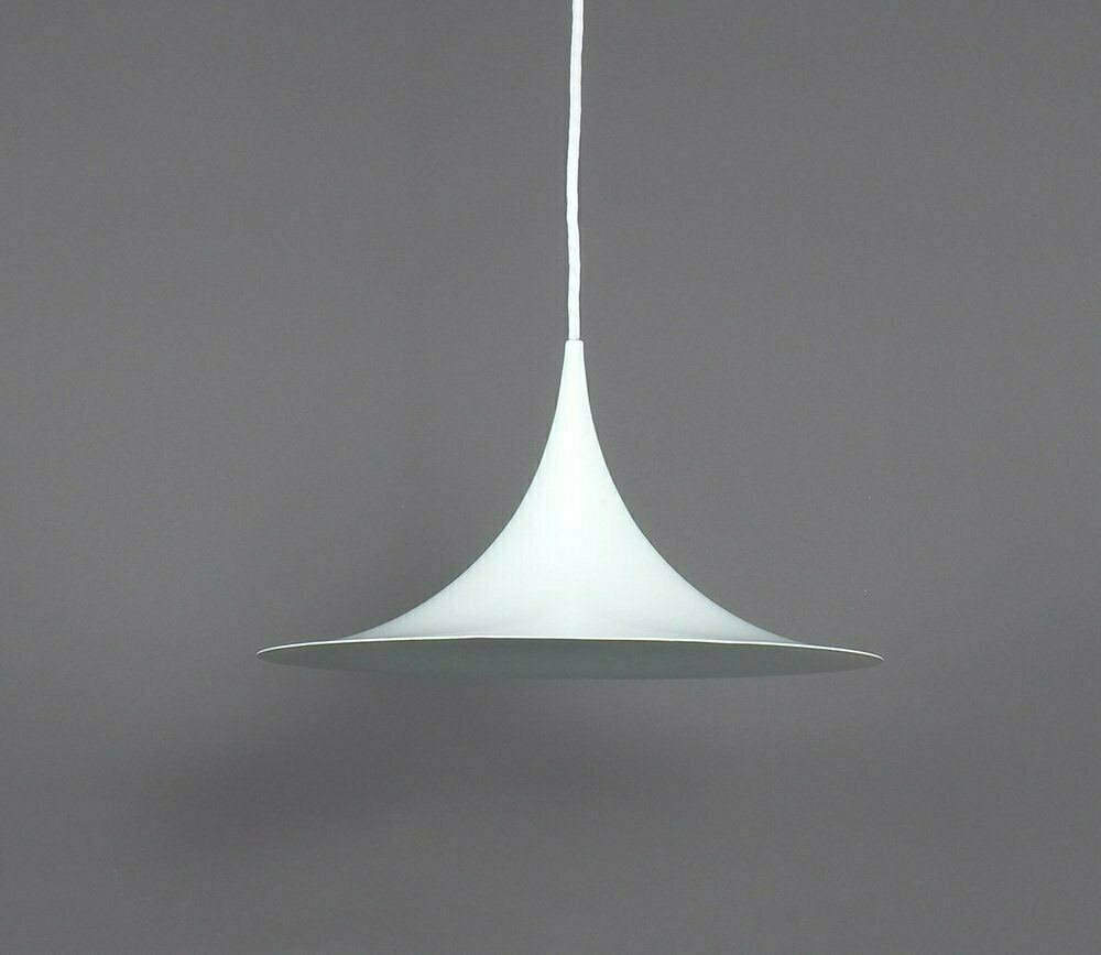 Semi Xs Hanging Lamp In White By Claus Bonderup And Torsten Thorup For Fog & Mørup, 1970s photo furniture