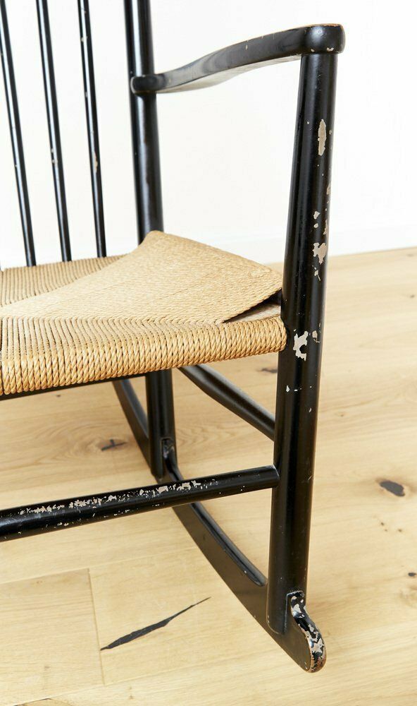 Rocking Chair J16 By Hans Wegner For Fdb Møbler, 1944 photo vinterior