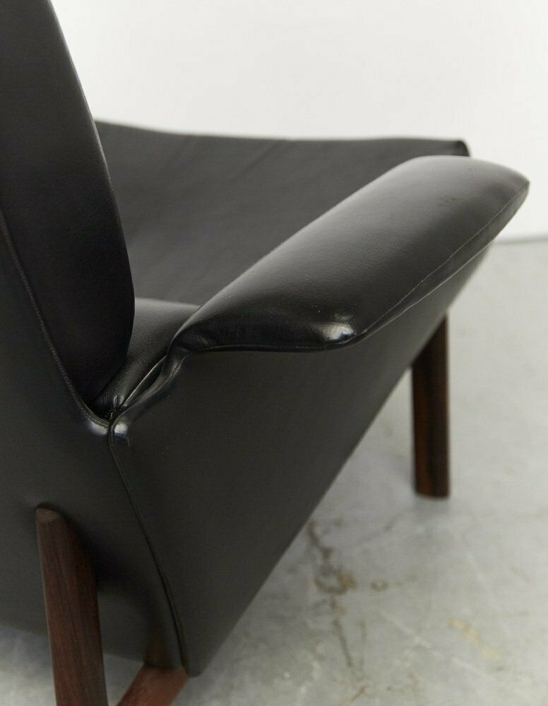 Adam Lounge Chair And Ottoman By Ib Kofod Larsen For Mogens Kold, 1960s, Set Of 2 photo for sale