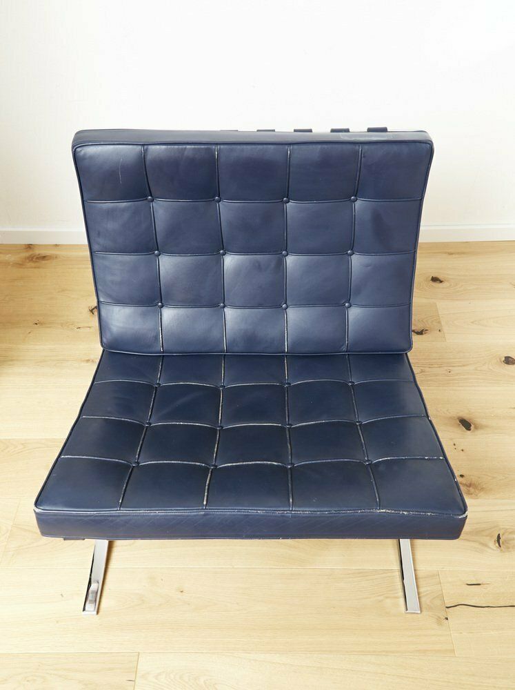 photo vinterior Mr 90 Barcelona Lounge Chair By Ludwig Mies Van Der Rohe For Knoll Inc. / Knoll International, 1950s