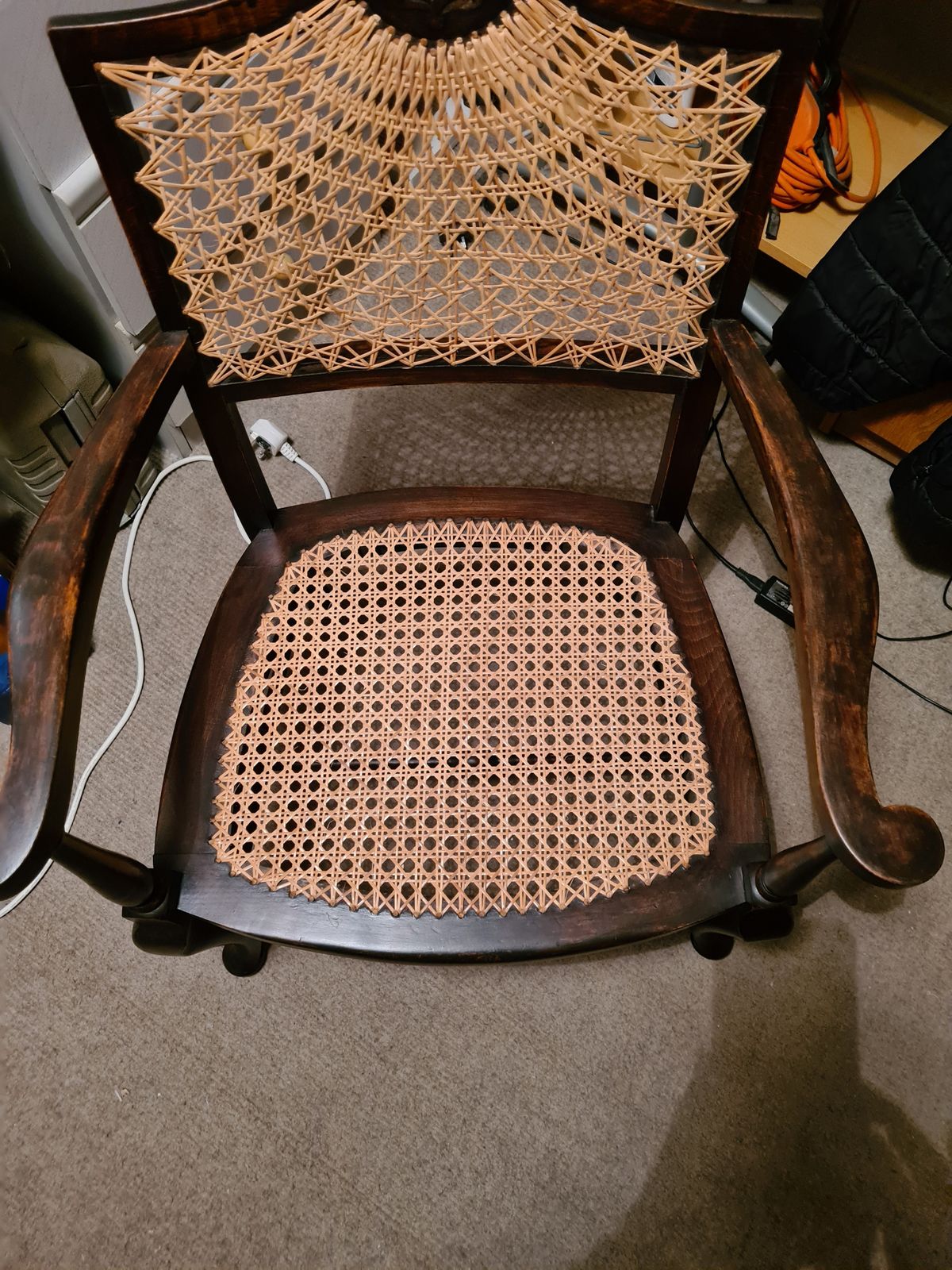 Vintage  French Bergere Chair photo 110.0
