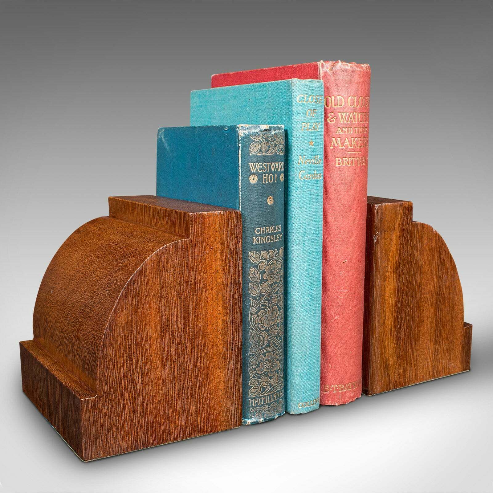 Pair Of Antique Executive Desk Bookends, English, Book Rest, Edwardian, C.1910 photo buy