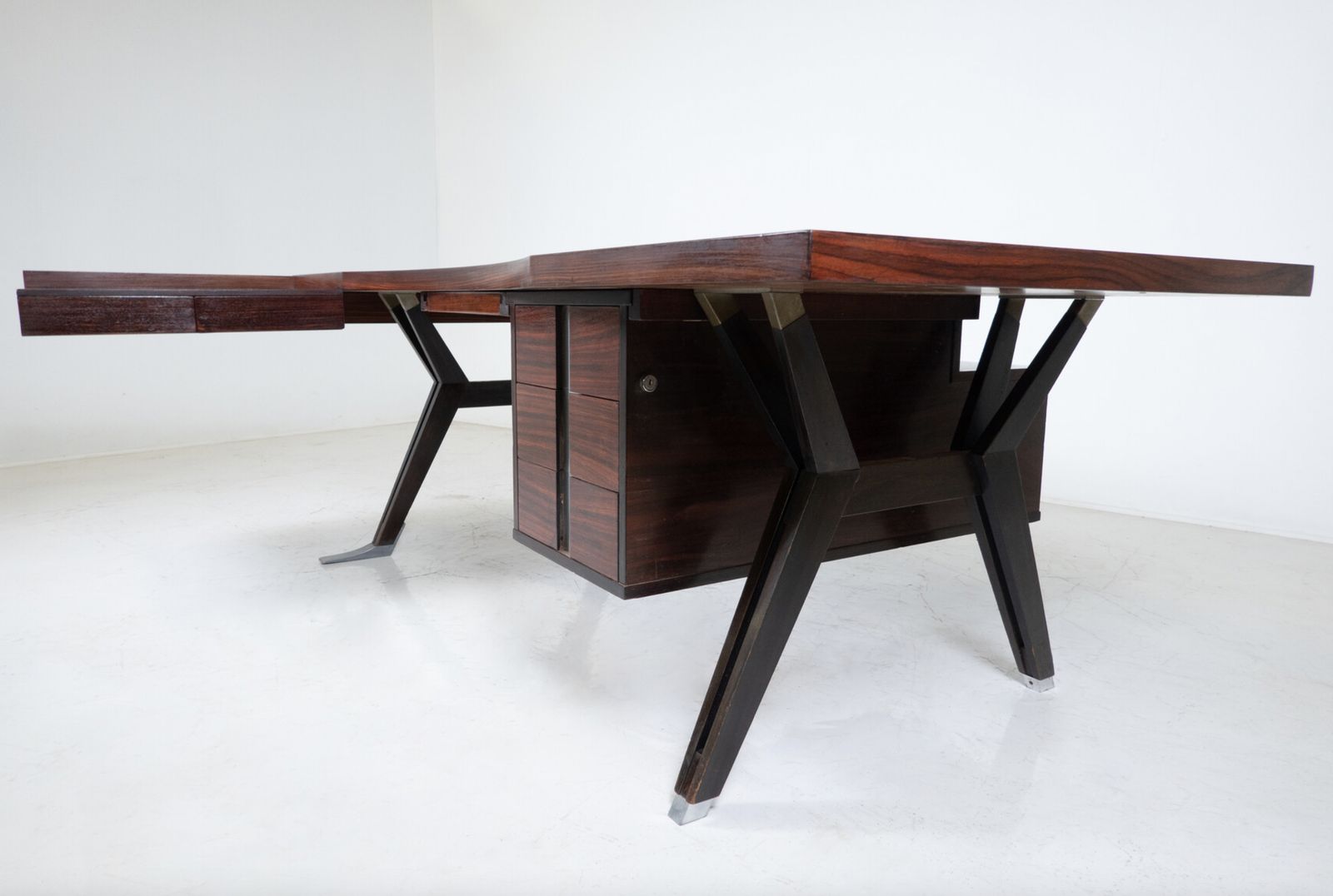 Mid Century Modern Desk By Ico Parisi For Mim Roma 1950s