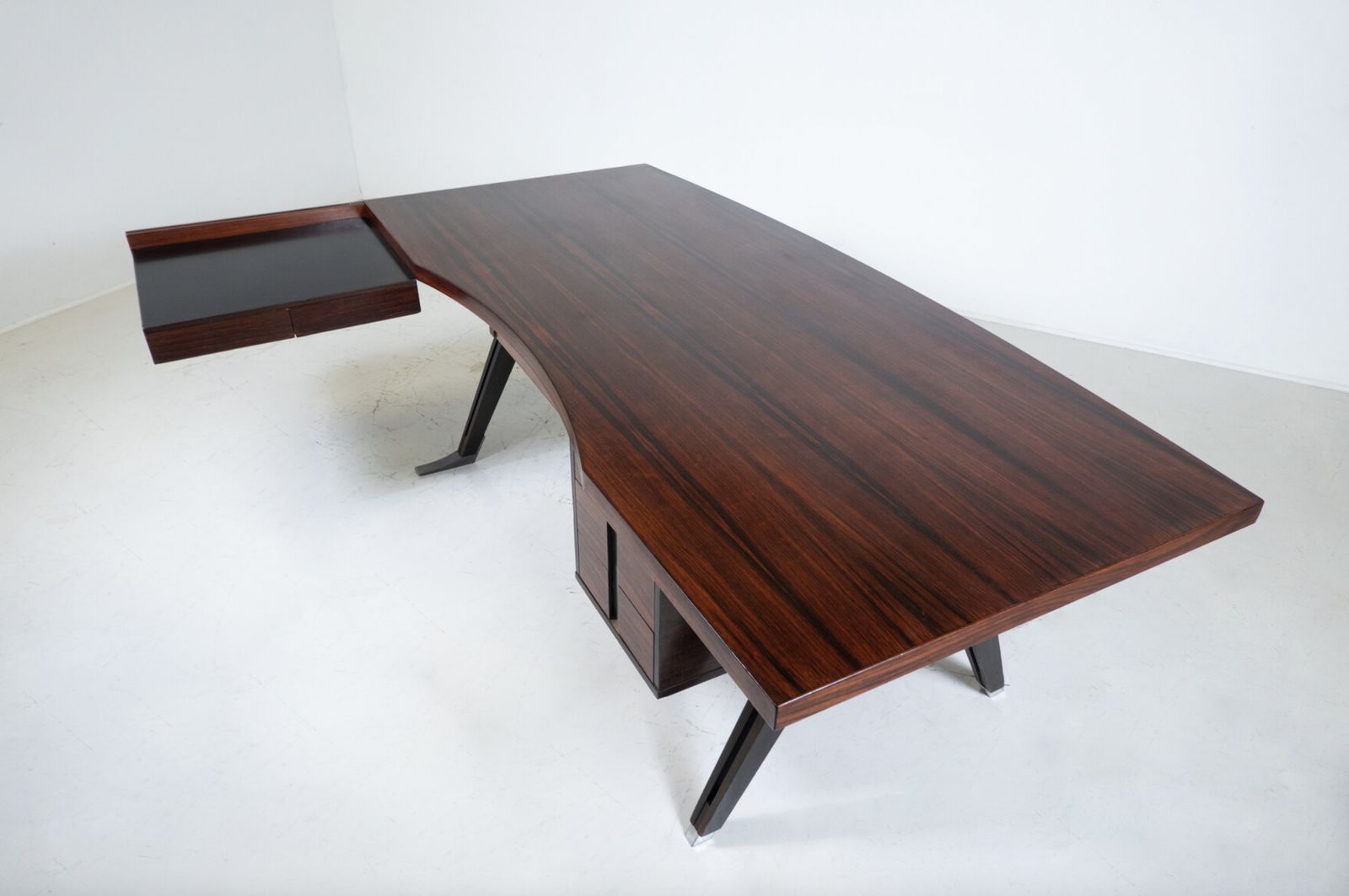 Mid Century Modern Desk By Ico Parisi For Mim Roma 1950s photo for sale