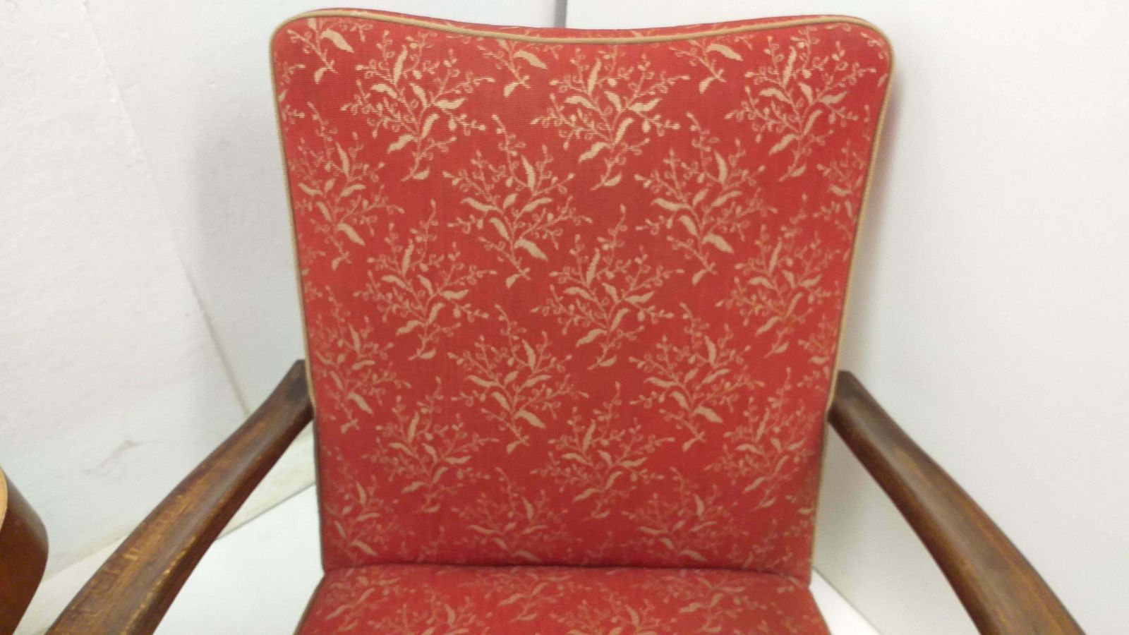 1940 Set Of Two Halabala Armchairs H 269 + Spider Table photo for sale