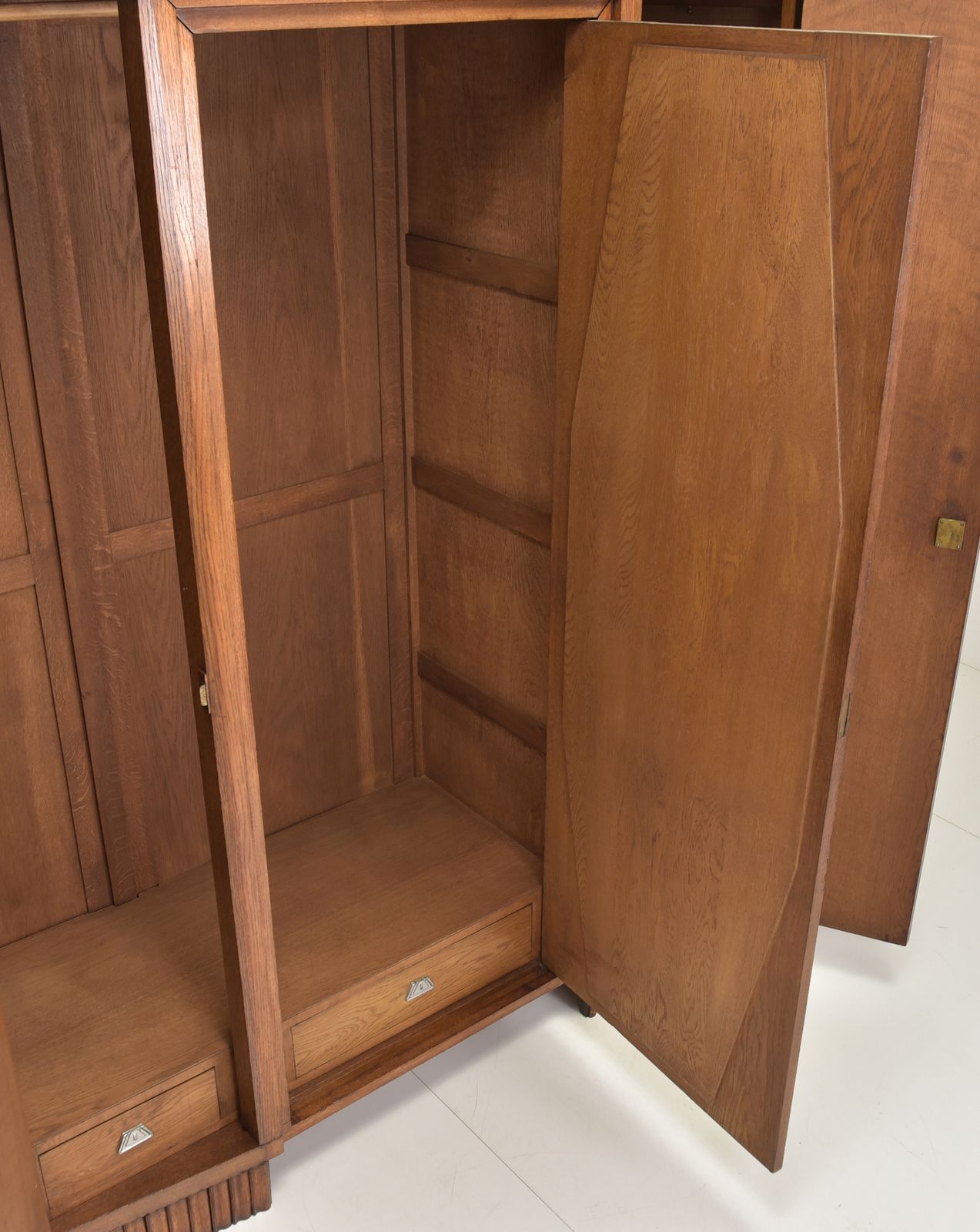 Antik! Wardrobe Restored Art Déco C. 1930 Oak Bedroom photo 1716.0