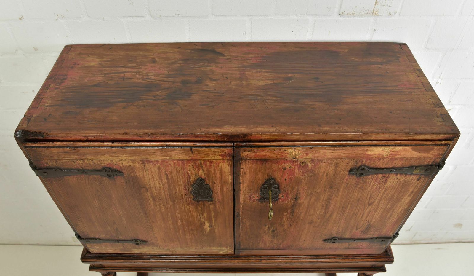 Antique! Bargueño Restored Around 1780 Top Cabinet Chest Of Drawers Secretary Spain photo buy