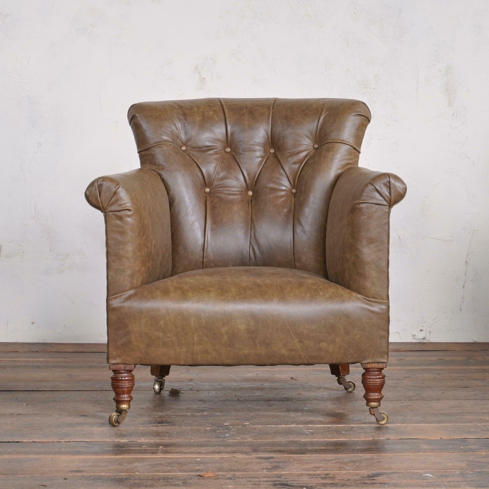 Howard And Sons Woodstock Armchair   Green Leather