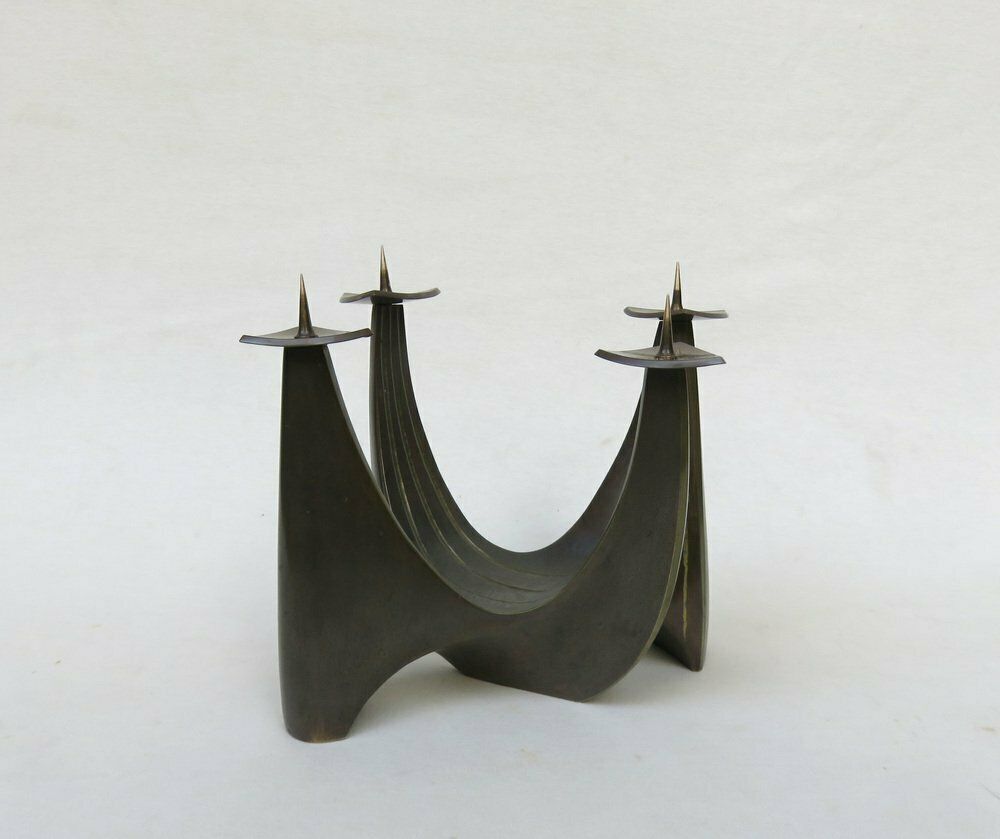 Brass Candleholder By Klaus Ullrich For Faber & Schumacher, 1950s photo furniture