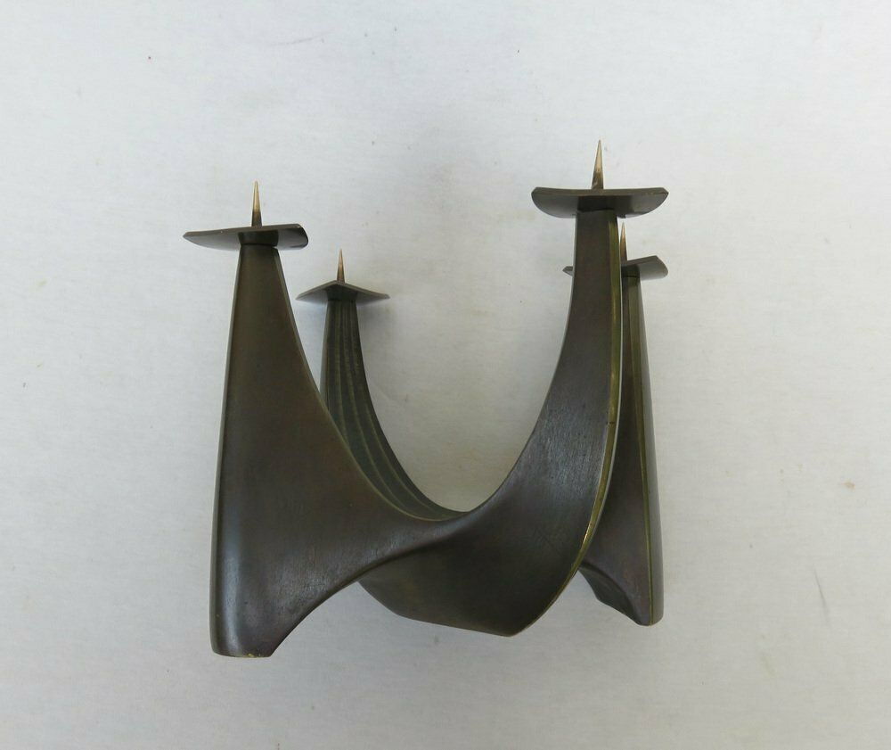 Brass Candleholder By Klaus Ullrich For Faber & Schumacher, 1950s photo buy