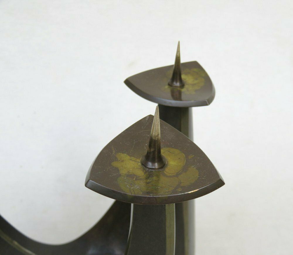 photo for sale Brass Candleholder By Klaus Ullrich For Faber & Schumacher, 1950s