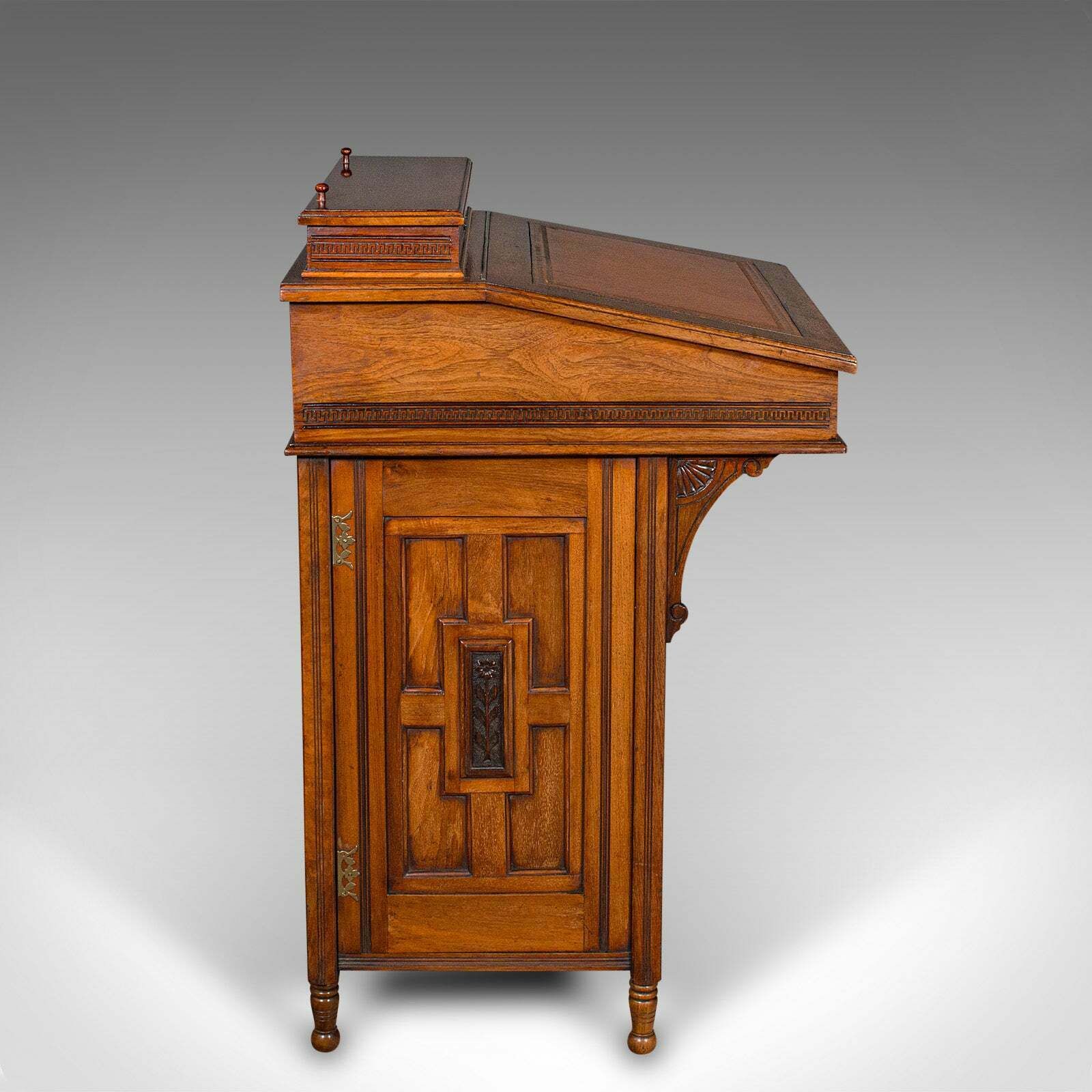Antique Gentleman's Davenport, English, Walnut, Writing Desk Victorian, C.1880 photo Furniture