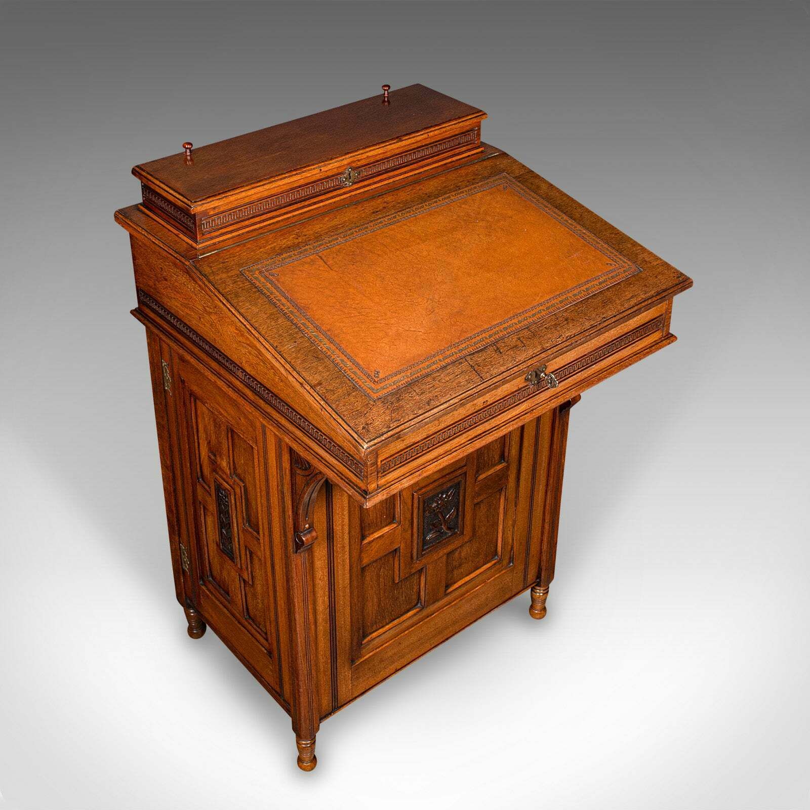 Antique Gentleman's Davenport, English, Walnut, Writing Desk Victorian, C.1880 photo buy