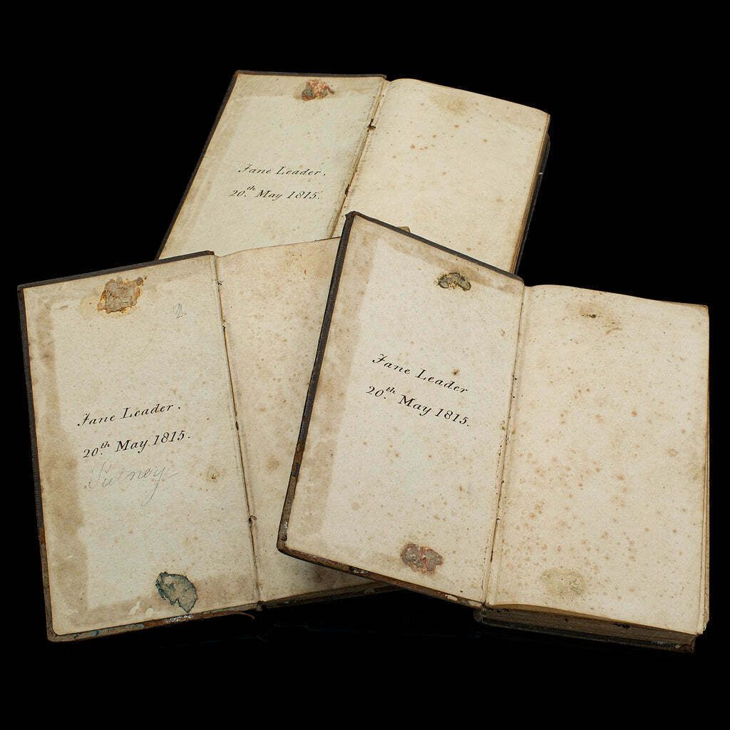 Set Of Antique Fiction Books, Popular Tales, Maria Edgeworth, English, Georgian photo Home Decor