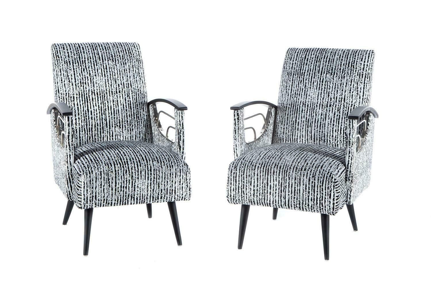 Armchairs, Set Of 2, 1700s, Antique photo furniture