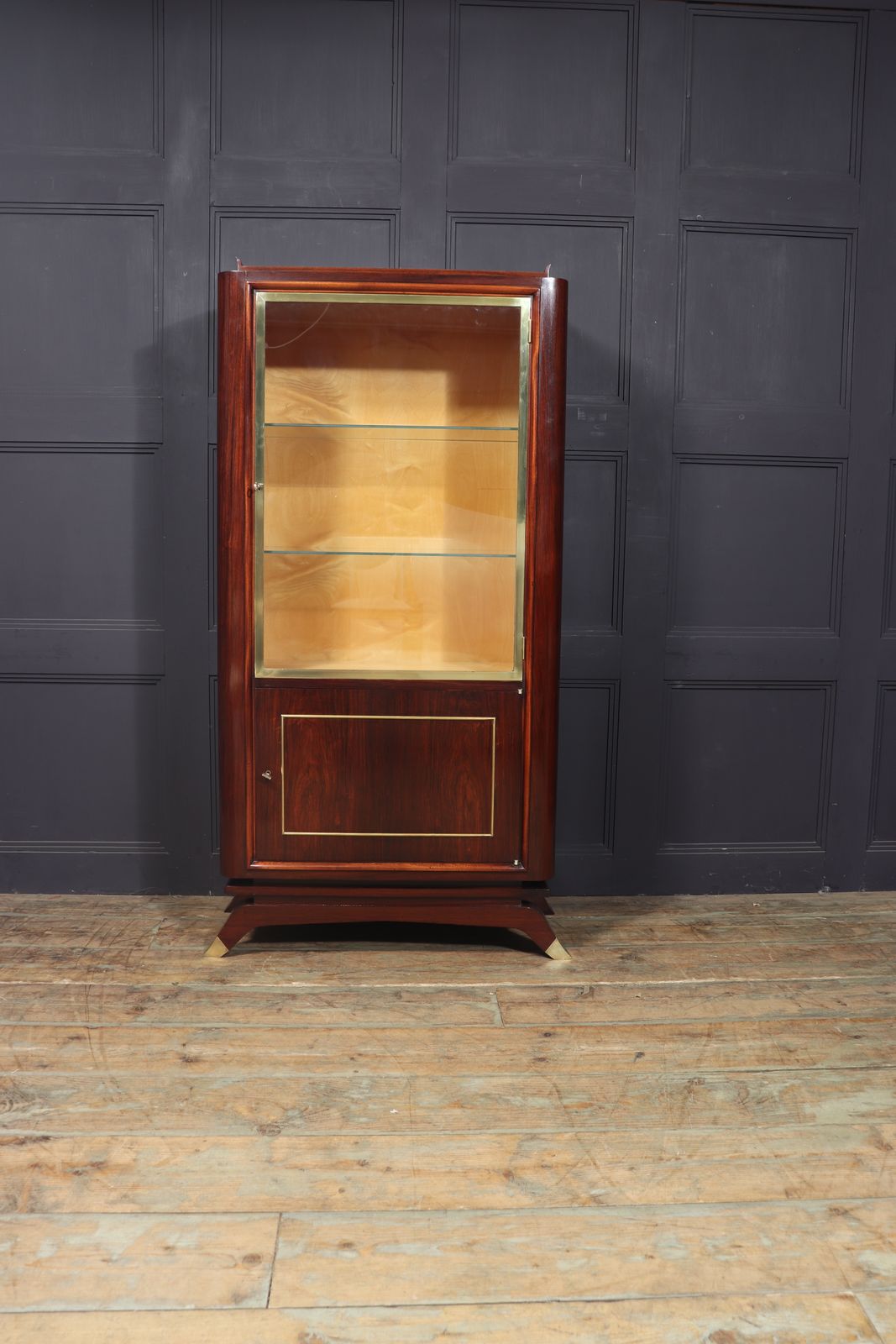 French Art Deco Display Cabinet In Rosewood photo 1850.0