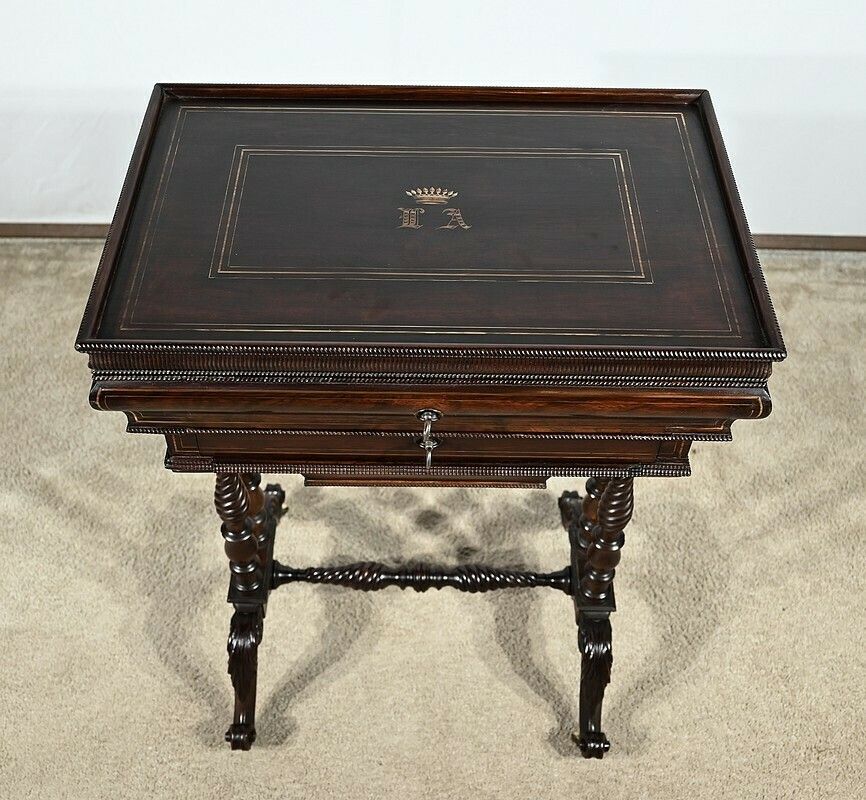 Small Table Hairdresser, Time Restoration – Early 19th Century photo vinterior
